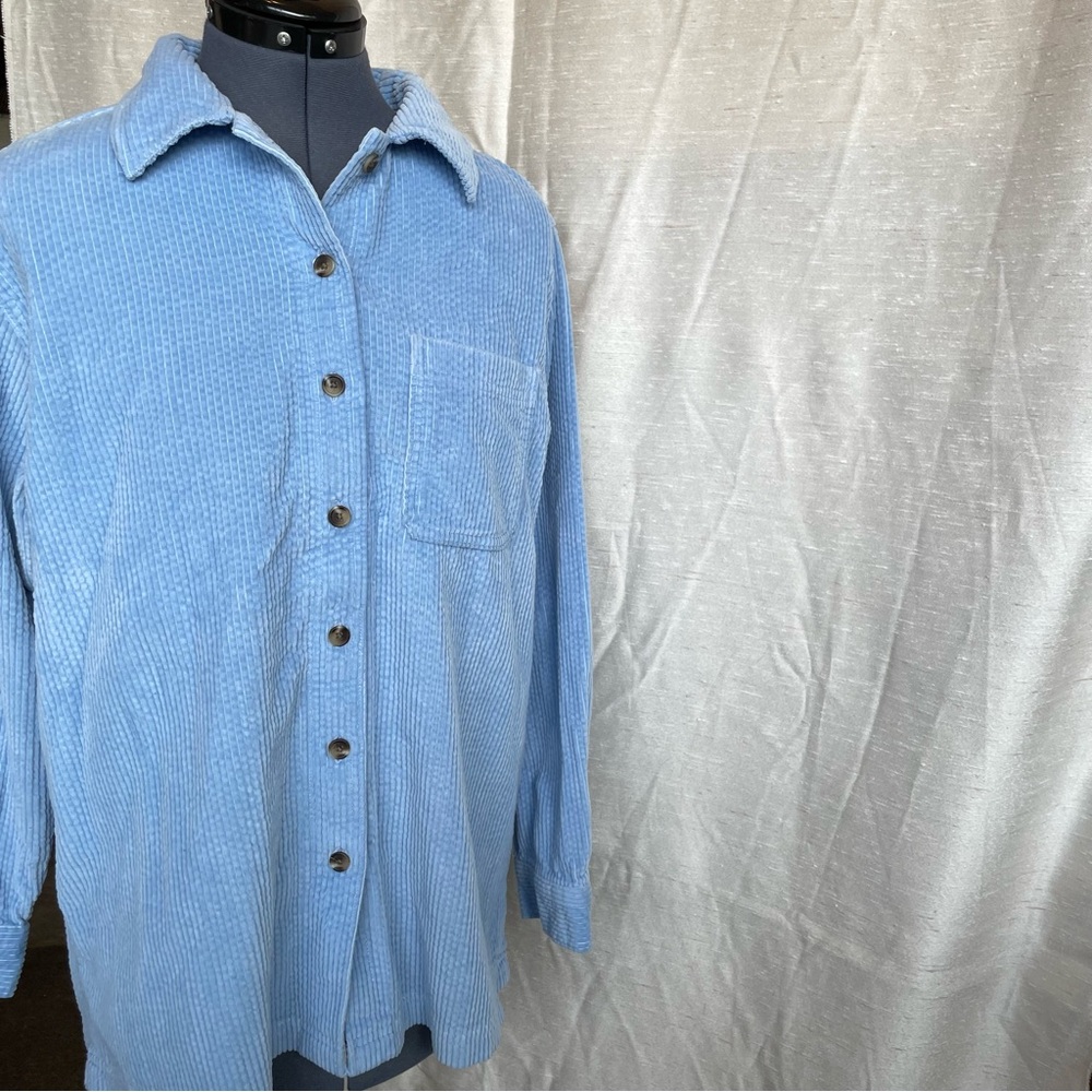 LL Bean Comfort Corduroy Relaxed Shirt, women’s M reg